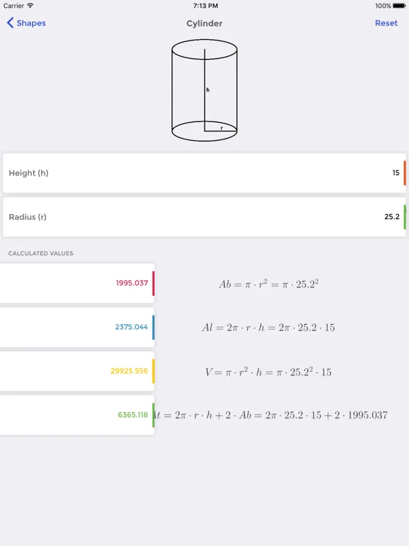 ภาพหน้าจอของ Mageometry 3D - Solid Geometry Solver iPad 