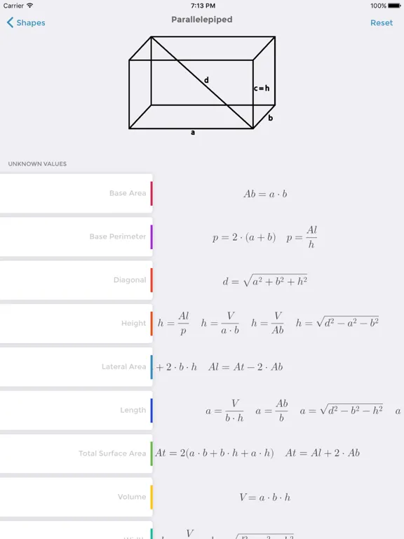 ภาพหน้าจอของ Mageometry 3D - Solid Geometry Solver iPad 