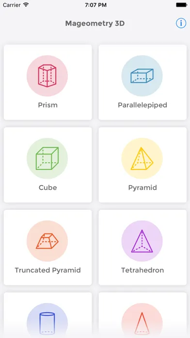 ภาพหน้าจอของ Mageometry 3D - Solid Geometry Solver