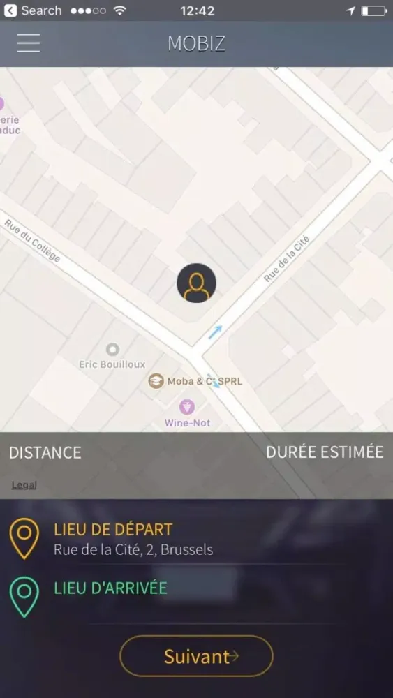 Mobiz taxi應用截圖