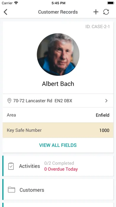 Access Care Planning Screenshots