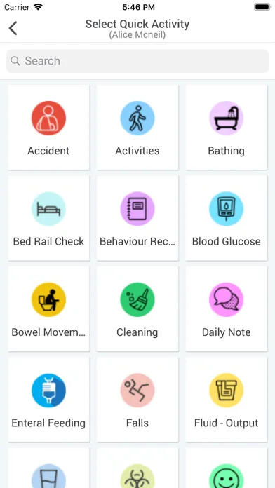 Access Care Planning Screenshots