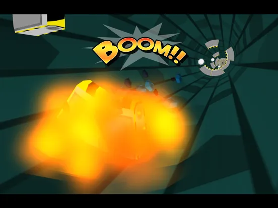 Ảnh chụp màn hình của 3D Air-Craft Tunnel Twist - A War-Craft Space Galaxy Hovercraft Fly iPad 