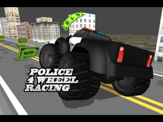 3D Zig-Zag Offroad Cop Car - On Furious Highway Fast Street Game iPad Screenshots