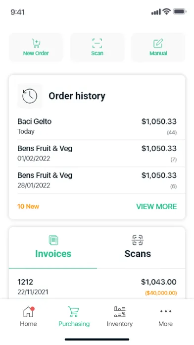 MarketMan Screenshots