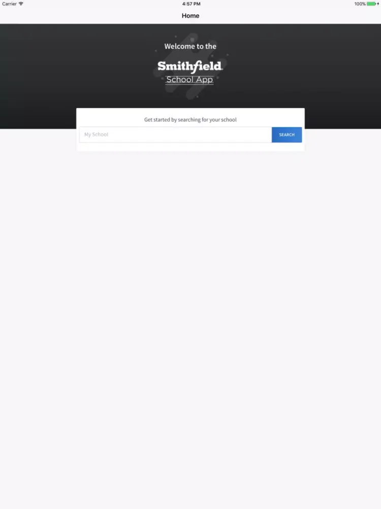 Zrzuty ekranu Smithfield School App iPad 