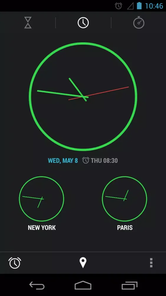Tangkapan layar Clock JB+