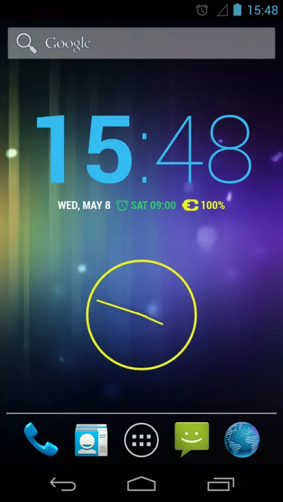 Tangkapan layar Clock JB+