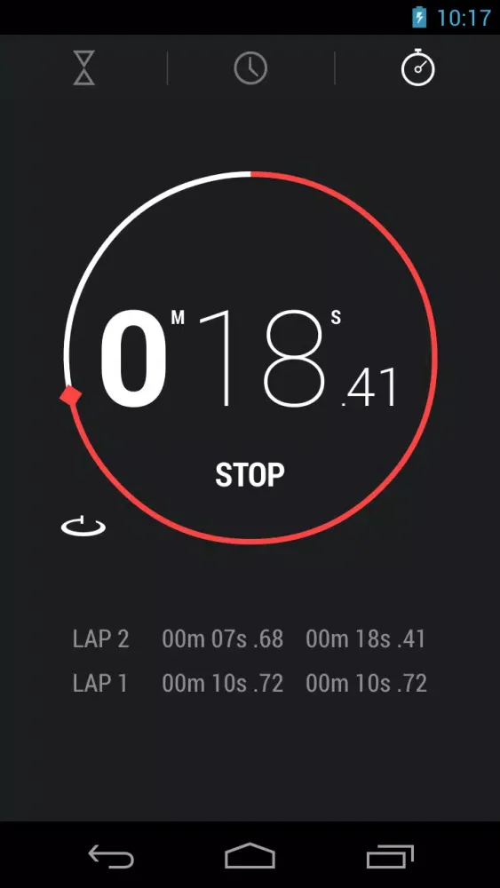 Tangkapan layar Clock JB+