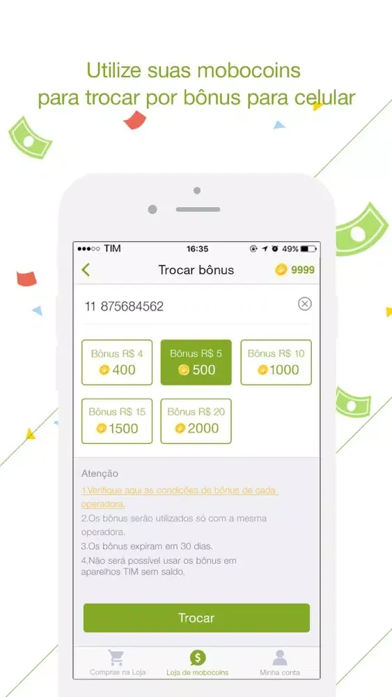 mobonus - Troca de pontos スクリーンショット