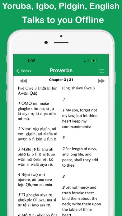 Zrzuty ekranu Yoruba Igbo & English Bible
