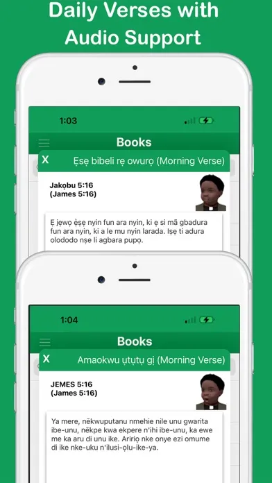 Zrzuty ekranu Yoruba Igbo & English Bible