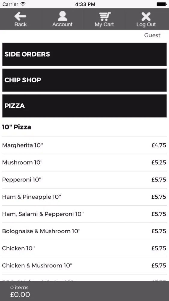 Ảnh chụp màn hình của Haughton Chippy