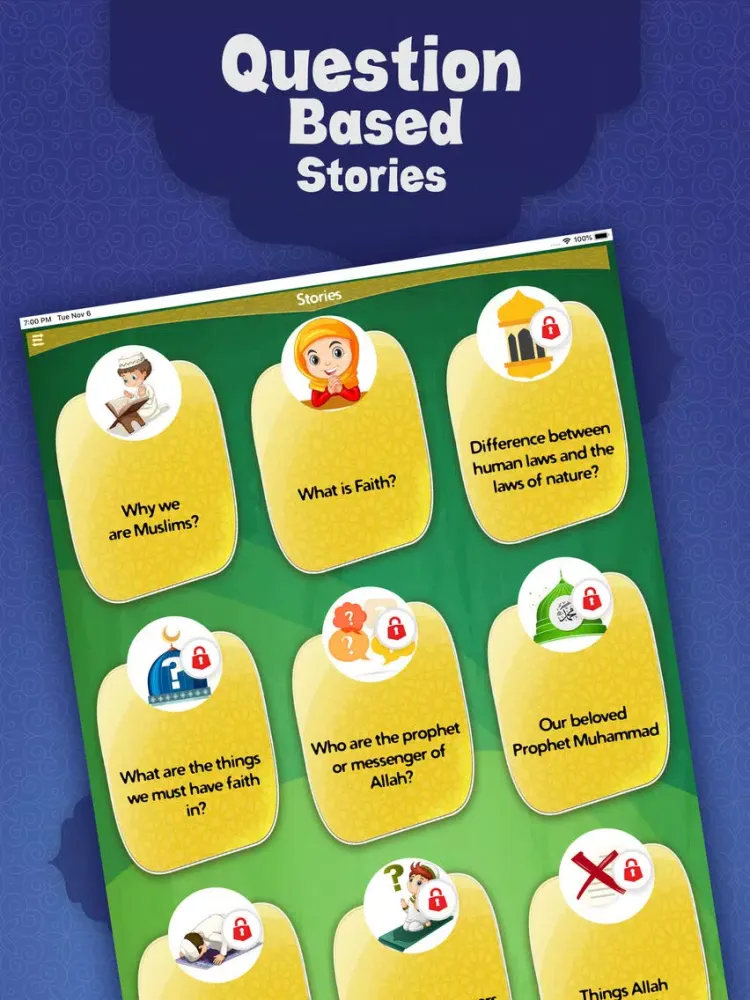 Screenshot di Islamic Stories for Kidz iPad 