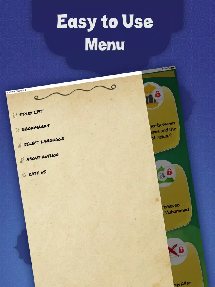 Screenshot di Islamic Stories for Kidz iPad 