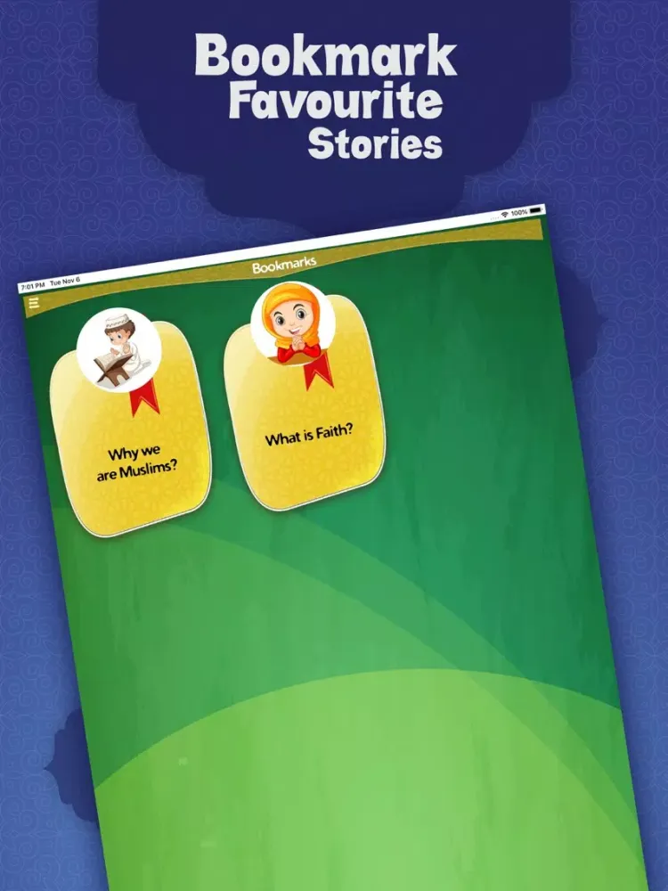 Screenshot di Islamic Stories for Kidz iPad 