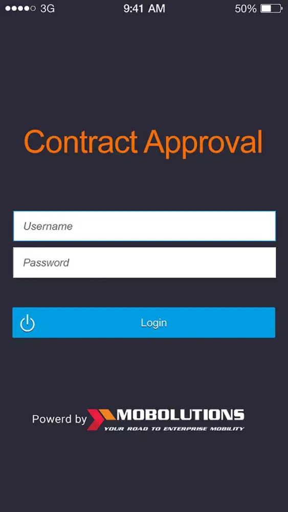 ภาพหน้าจอของ Contract Approval