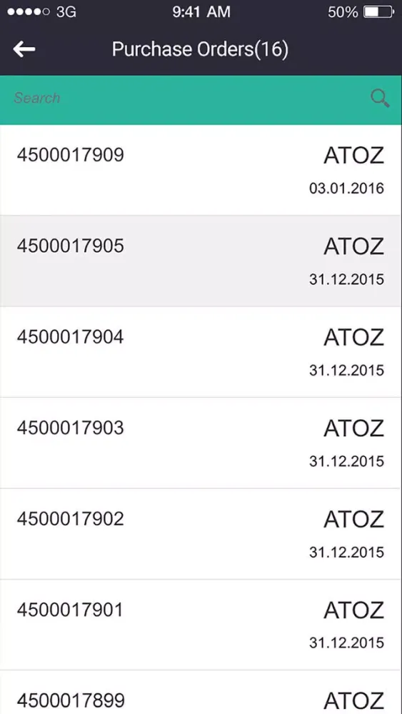 Purchase Order Approvals स्क्रीनशॉट