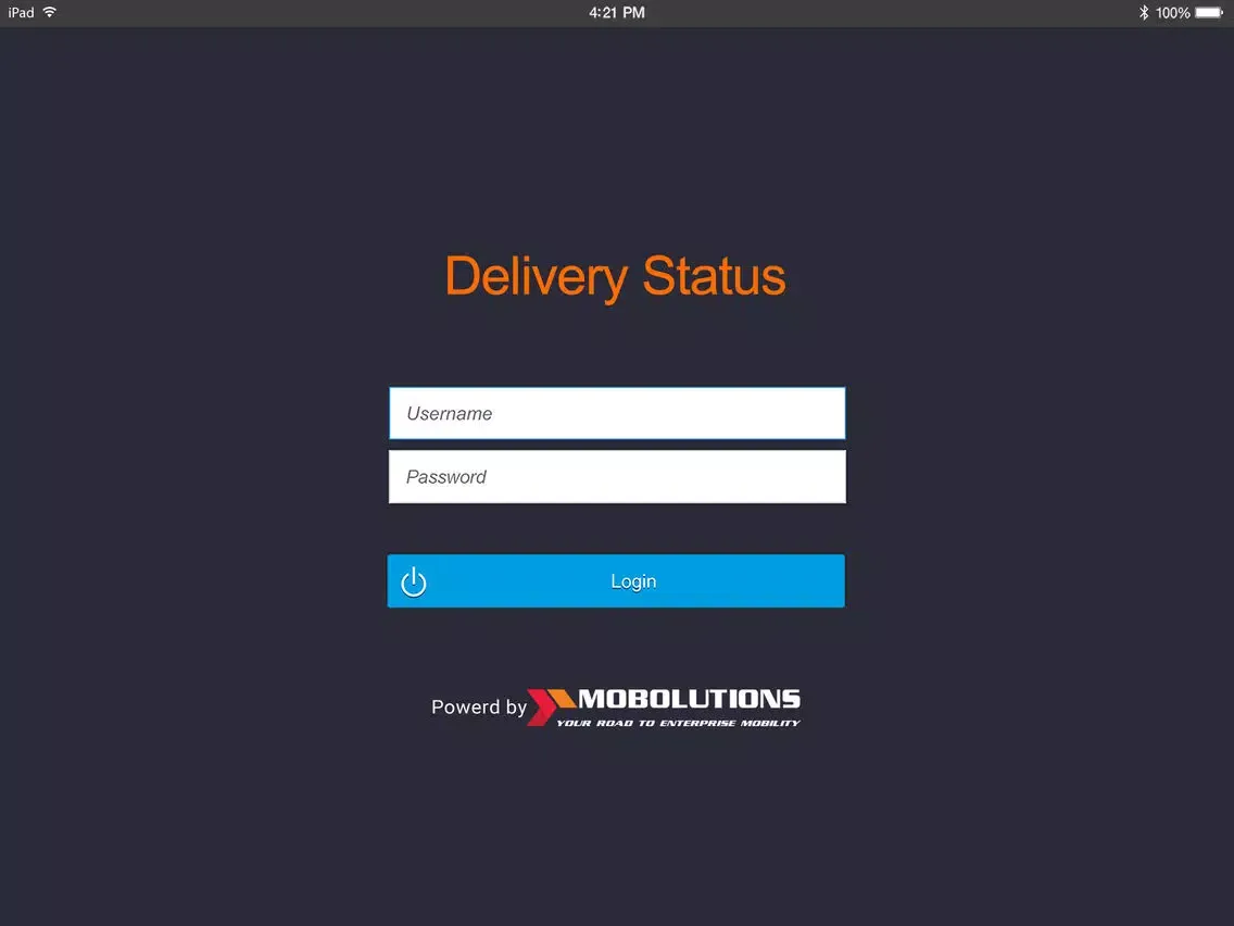 Delivery Status iPad 应用截图
