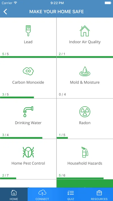 Screenshot di Healthy Homes Basics