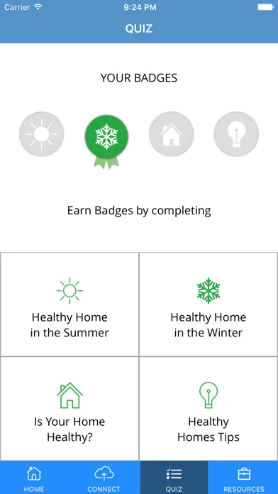 Screenshot di Healthy Homes Basics