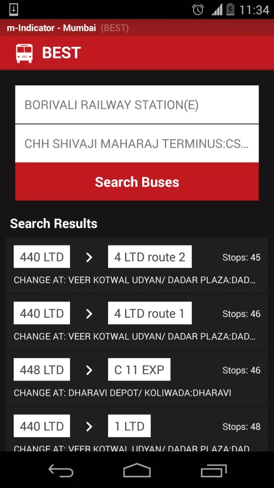 m-Indicator: Mumbai Local Screenshots