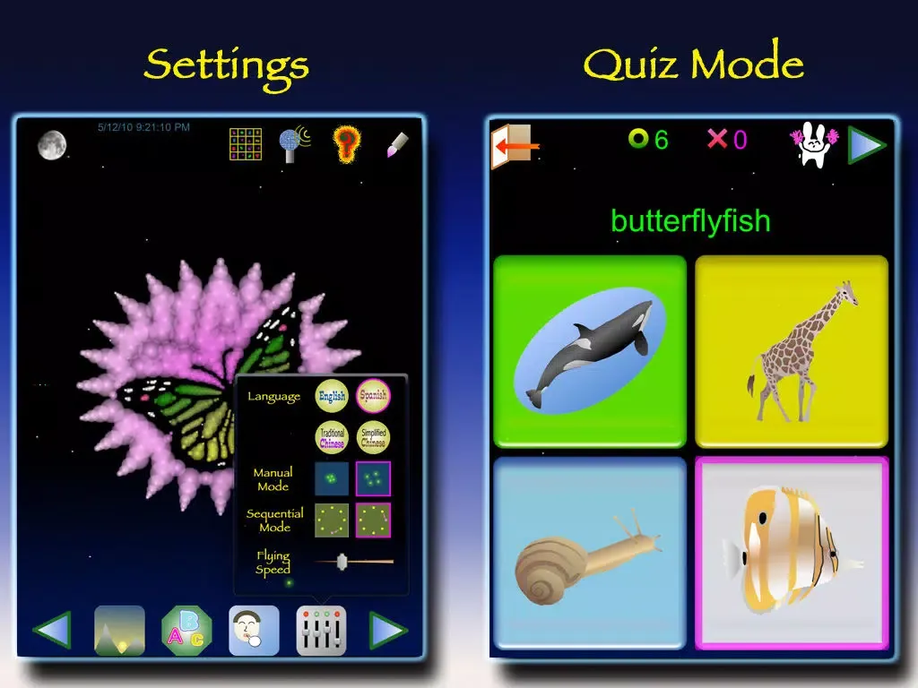 Tangkapan layar Firefly Pix: Animals - Free iPad 