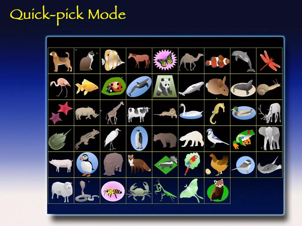 Tangkapan layar Firefly Pix: Animals - Free iPad 