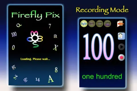 Capturas de tela do Firefly Pix: Numbers and Alphabet - Free