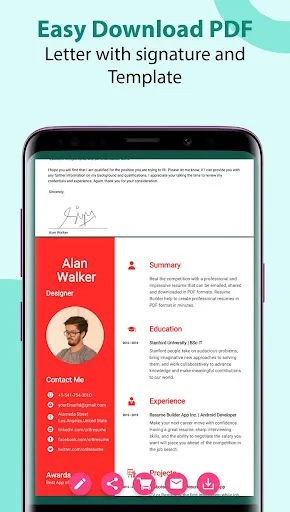 CV Maker & Resume Builder -PDF Screenshots