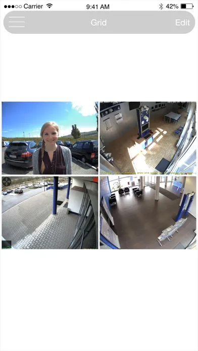 Capturas de pantalla de MOBOTIX LIVE
