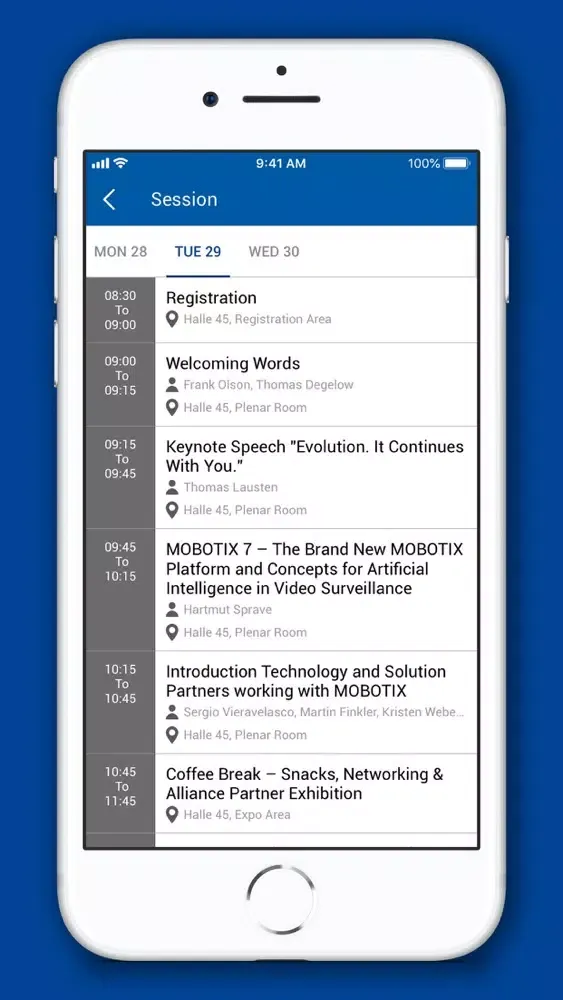 MOBOTIX Events Screenshots