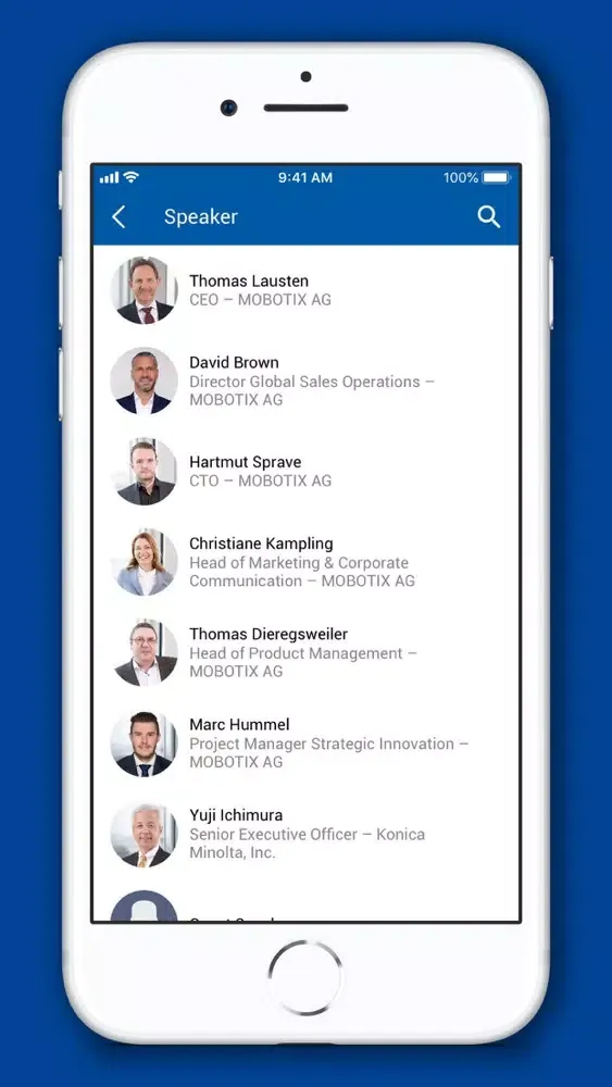 MOBOTIX Events Screenshots