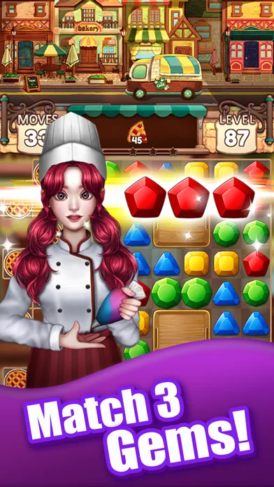 Magic Bakery: Fun Match 3 Game سکرین شاٹس