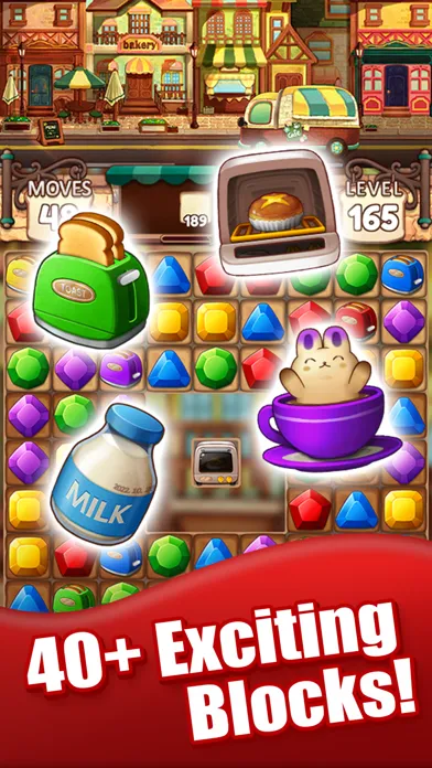 Magic Bakery: Fun Match 3 Game سکرین شاٹس