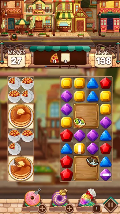 Magic Bakery: Fun Match 3 Game سکرین شاٹس