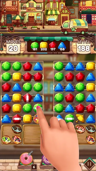 Magic Bakery: Fun Match 3 Game سکرین شاٹس