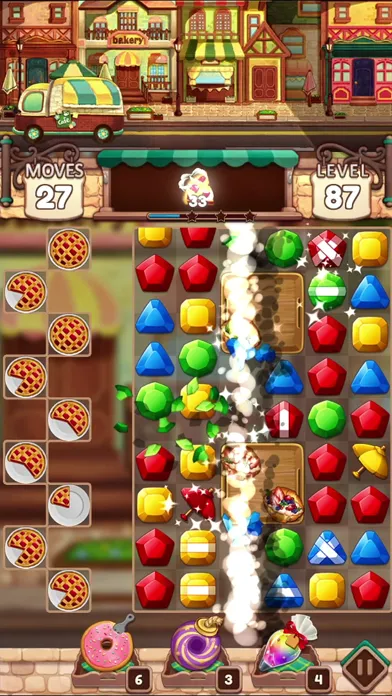Magic Bakery: Fun Match 3 Game سکرین شاٹس