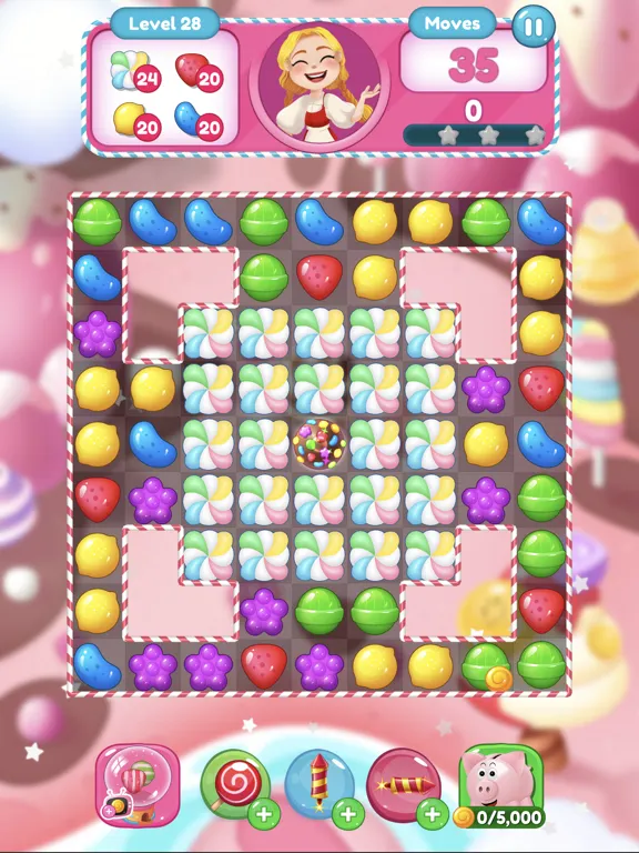 Скриншоты Sweet Candy Bomb: Match 3 Game iPad 