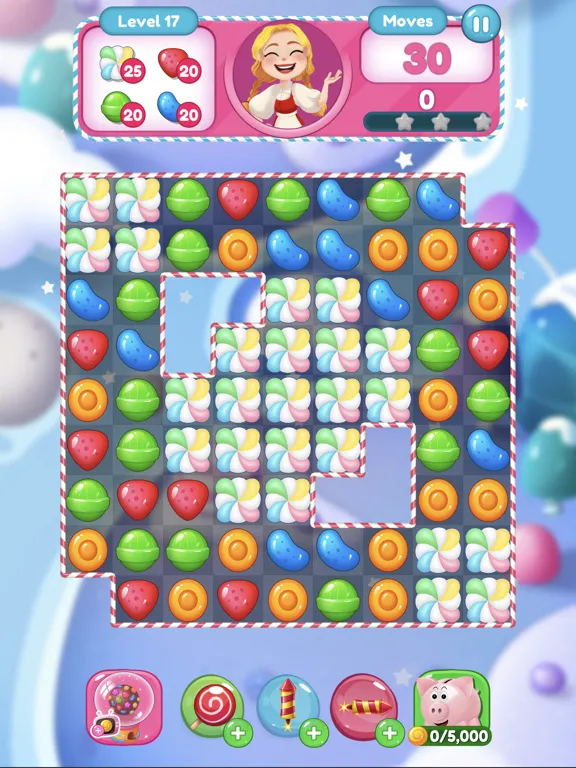 Скриншоты Sweet Candy Bomb: Match 3 Game iPad 