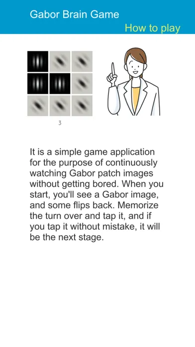 Captures d'écran de Gabor Brain Game +