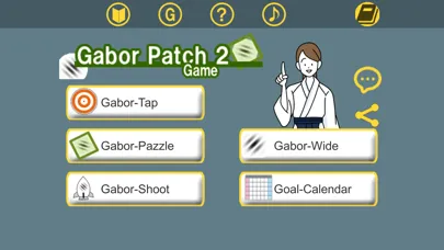 Zrzuty ekranu GaborPatch2Game