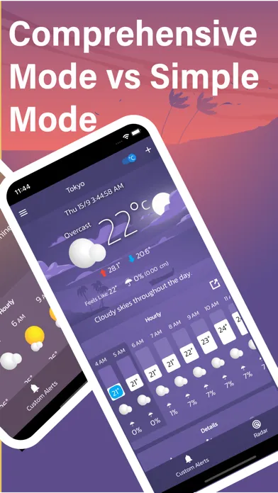 Tangkapan layar Live Weather Update
