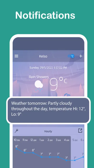 Tangkapan layar Live Weather Update