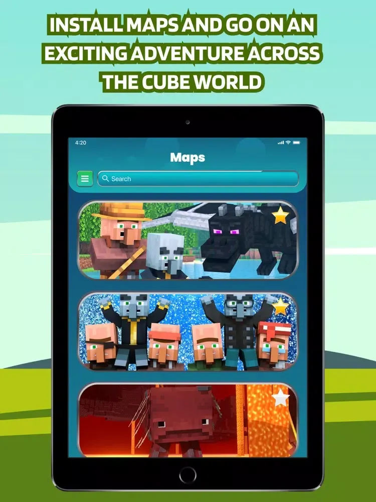 Capturas de pantalla de Mobs Mods Skins for Minecraft iPad