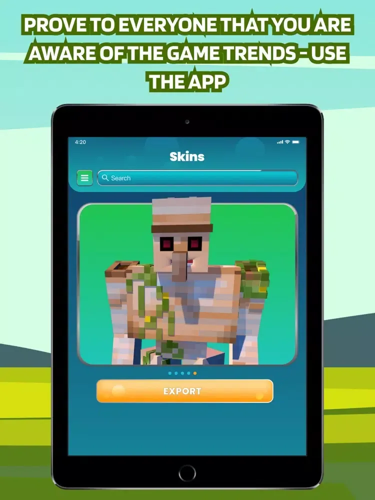 Capturas de pantalla de Mobs Mods Skins for Minecraft iPad