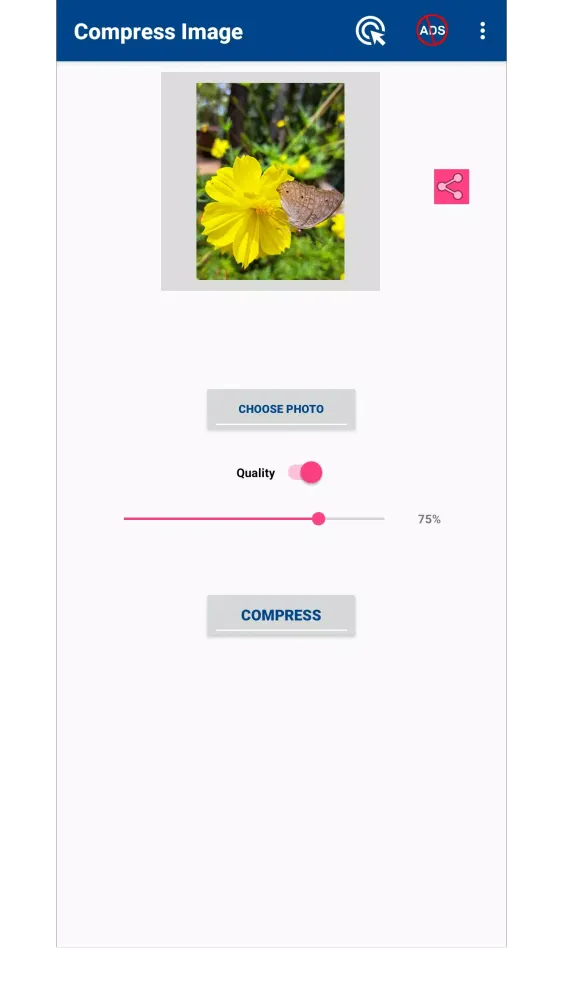 Compress image size in kb & mb應用截圖