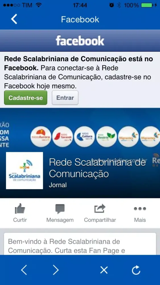 Rede Scalabriniana Screenshots