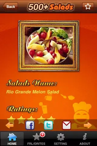 Capturas de tela do 500+ Best Salads Free