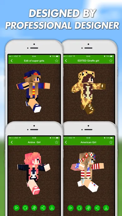Tangkapan layar Girls Skins For Minecraft PE (Pocket Edition) & Minecraft PC